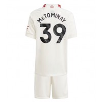 Fotbalové Dres Manchester United Scott McTominay #39 Dětské Alternativní 2023-24 Krátký Rukáv (+ trenýrky)
